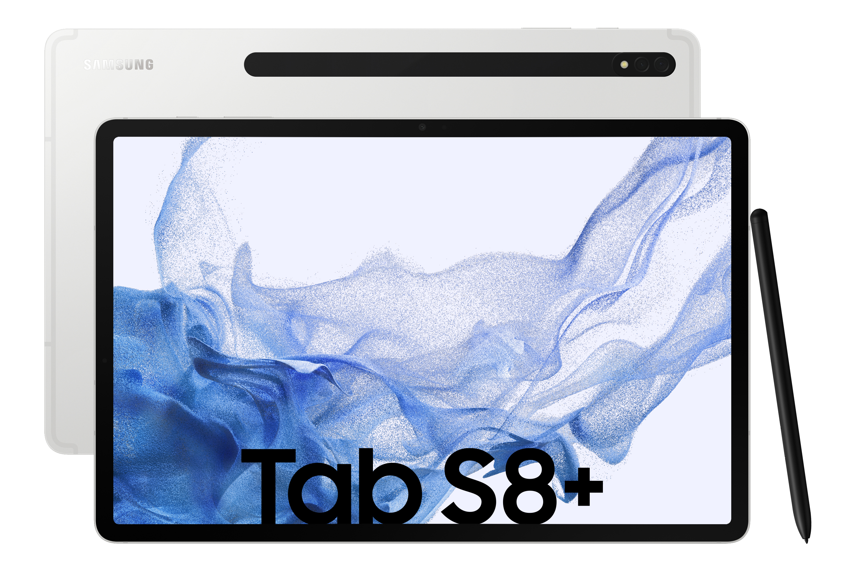 SAMSUNG Galaxy Tab S8+ Wi-Fi, inklusive S-Pen, Tablet, 256 GB, 12,4 Zoll, Silver