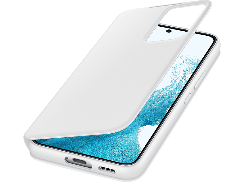 Clear Samsung, S22, Bookcover, Galaxy View, Weiß SAMSUNG