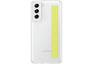 SAMSUNG Galaxy S21 FE vékony szíjas tok, fehér (EF-XG990CWEG)