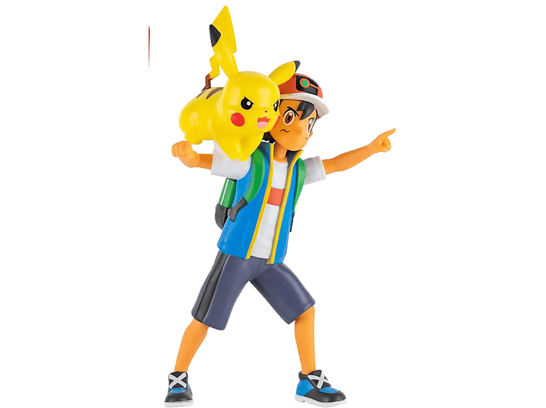 Ak Tronic Pokémon Battle Figur 4.5 cm Ash & Pikachu; Spielfiguren