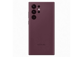 Funda - Samsung Silicone Cover, Para Samsung Galaxy S22 Ultra, Silicona, Trasera, Vino