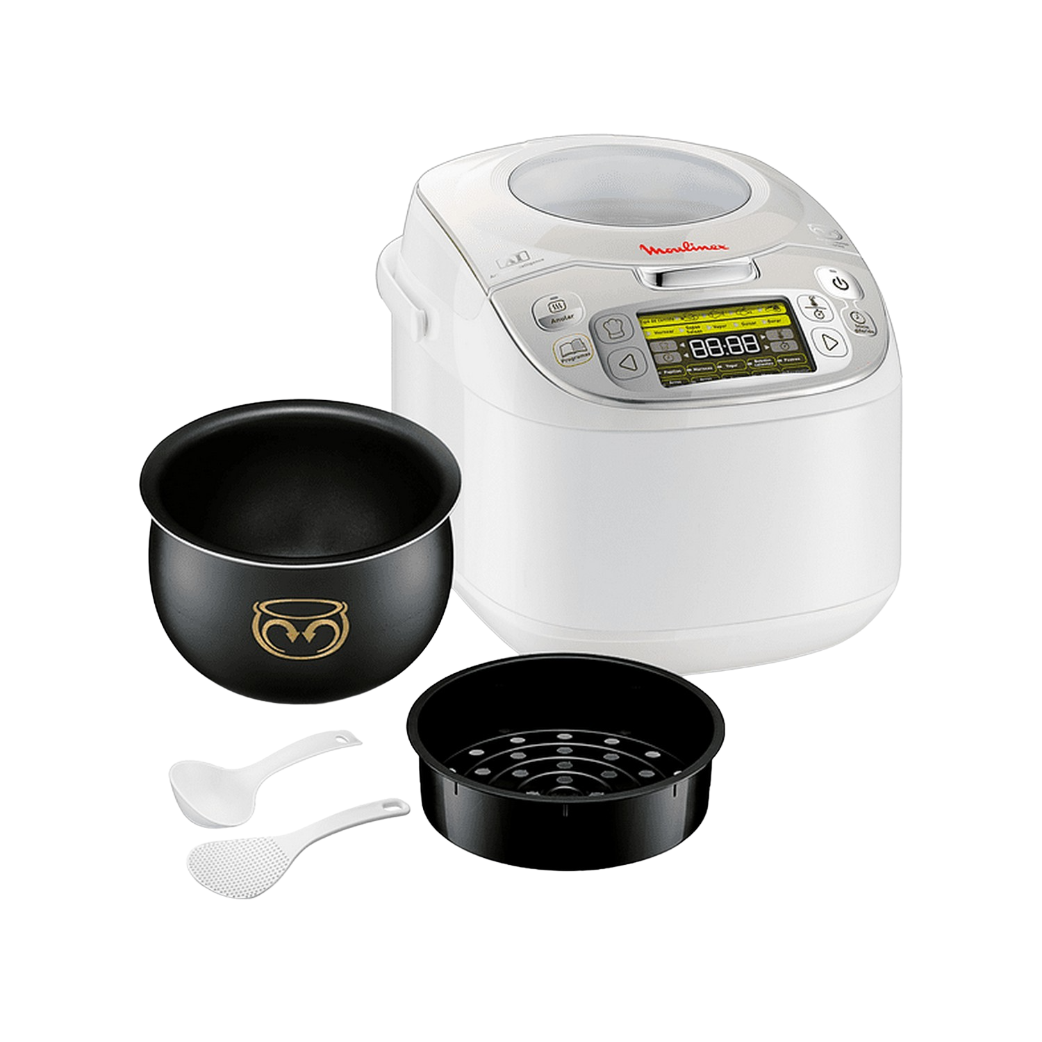 Robot de cocina - Moulinex Maxichef Advanced MK 812121 Capacidad 5L, Diferentes programas