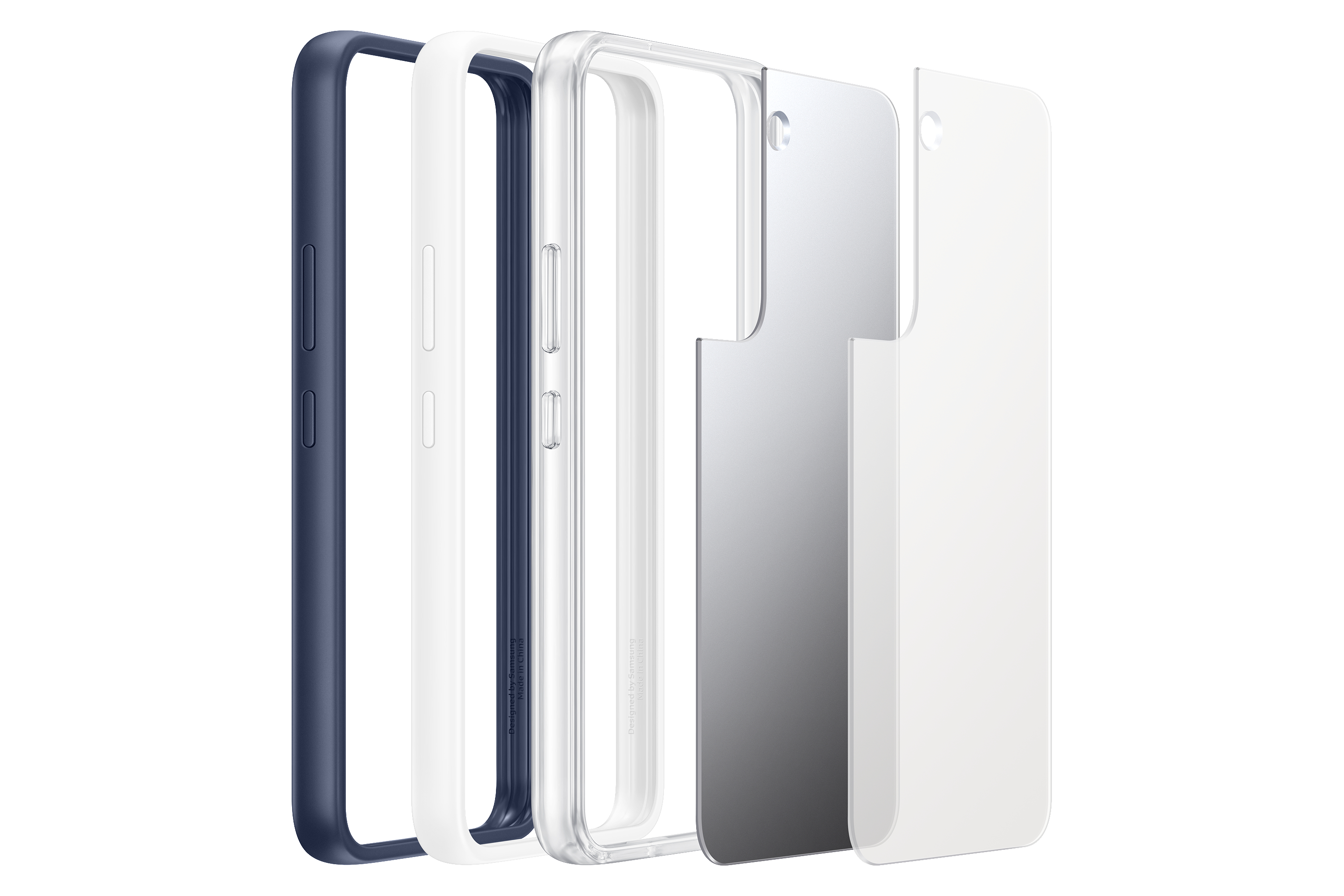 SAMSUNG Frame, Backcover, Samsung, Galaxy S22, Weiß