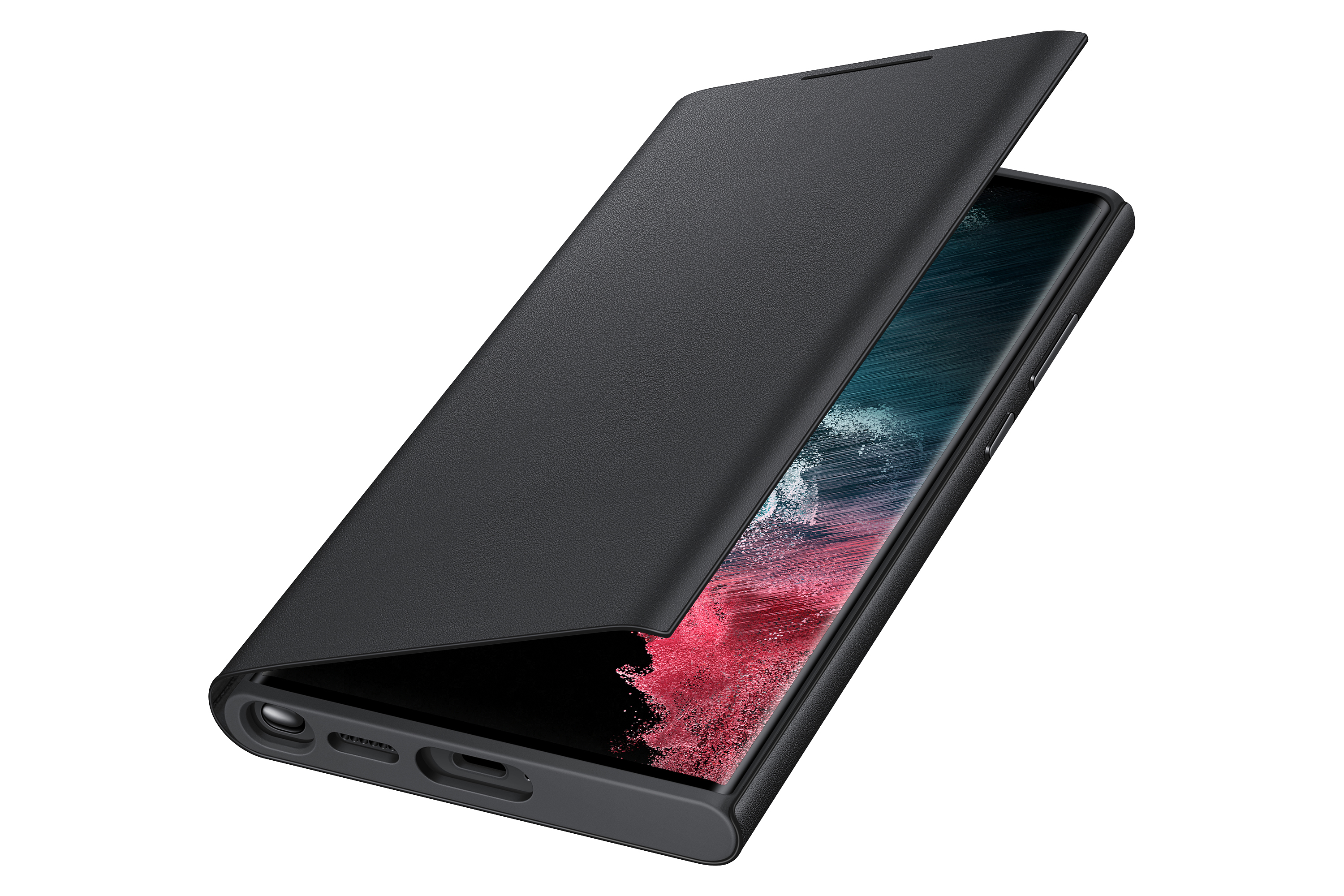 SAMSUNG LED View, Bookcover, Samsung, Galaxy S22 Ultra, Schwarz