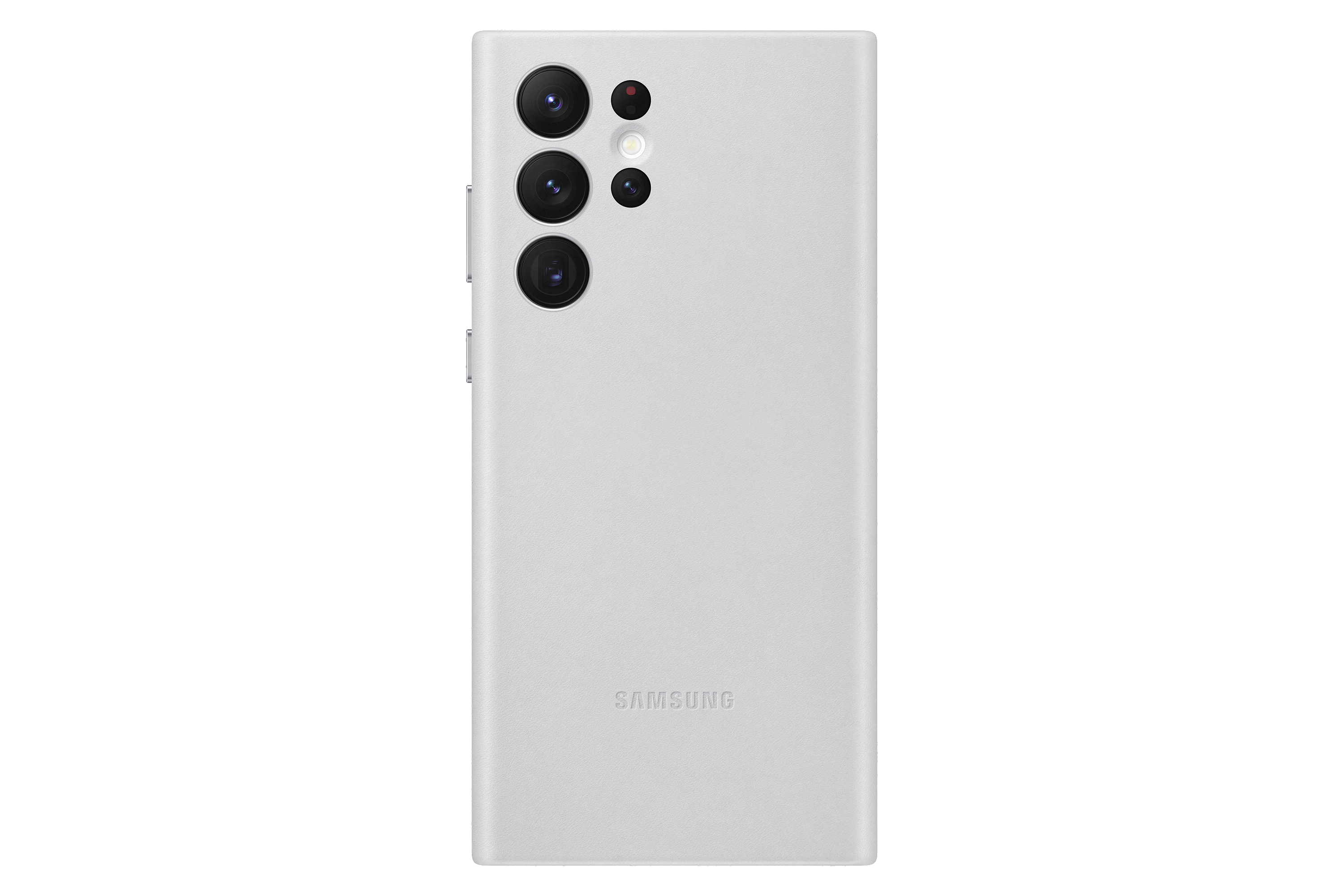 SAMSUNG Leather, Backcover, Samsung, Galaxy S22 Ultra, Grau