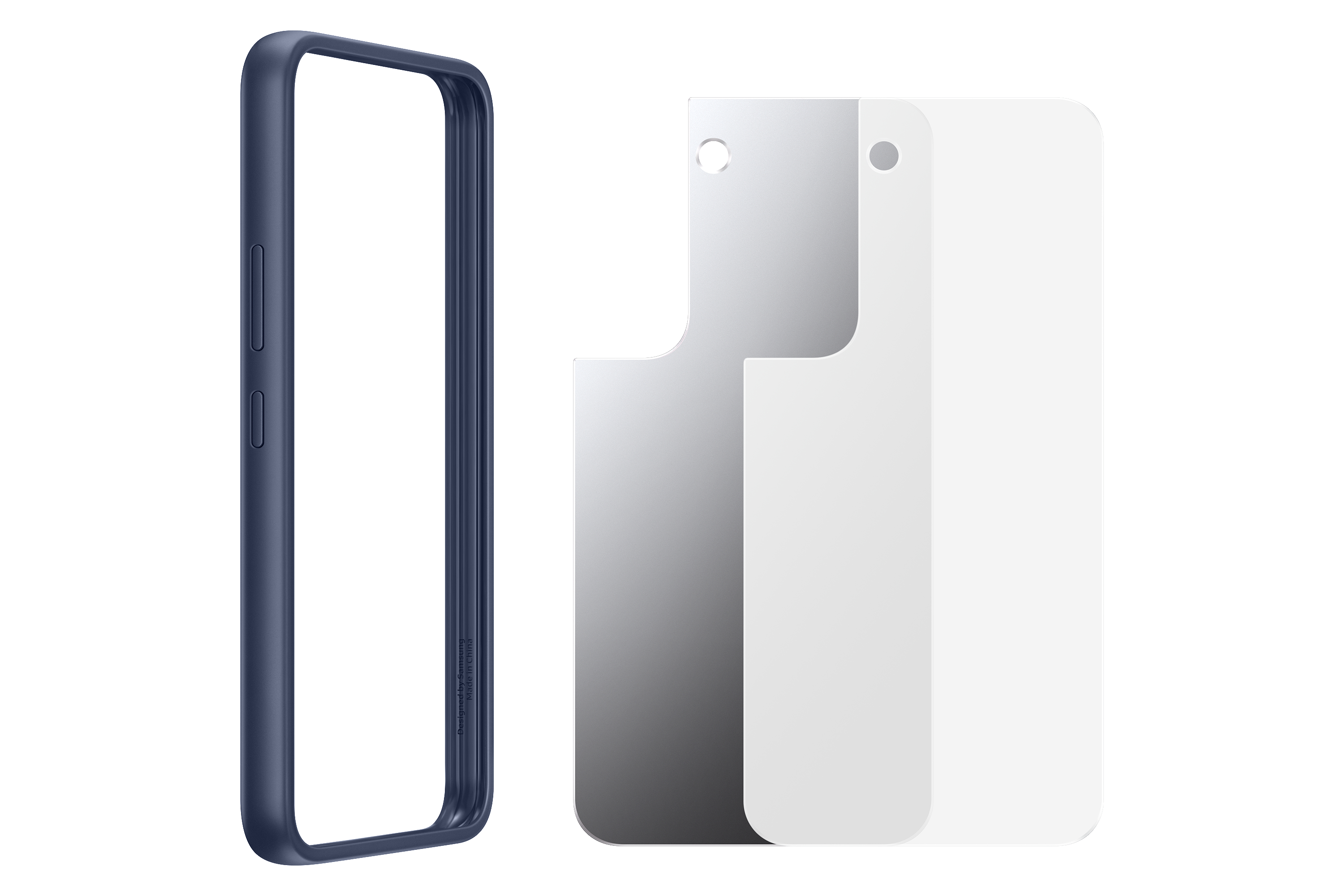 SAMSUNG Frame, Backcover, Samsung, Galaxy S22, Navy