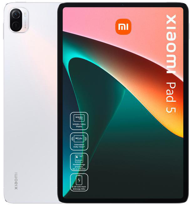 XIAOMI PAD 5, Tablet, 256 GB, 11 Zoll, Pearl White | MediaMarkt