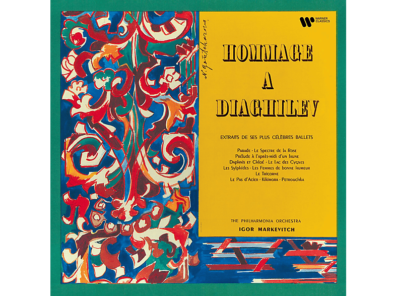 A HOMMAGE - DIAGHILEV Markevitch (Vinyl) -