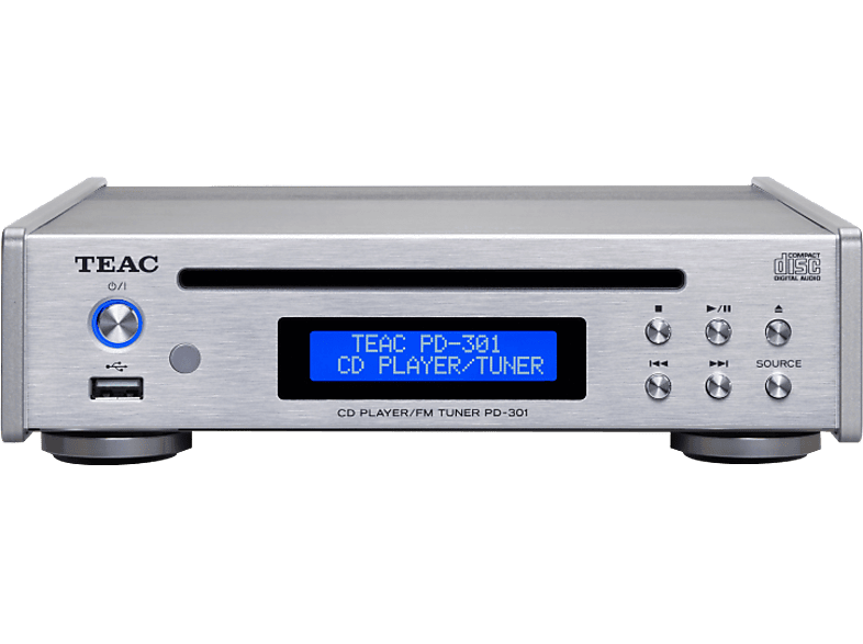 Teac PD-301DAB-X CD-Player und DAB/FM-Tuner, silber