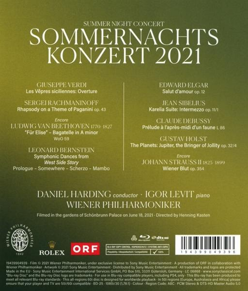 CD hátlapja számlistákkal és arany-zöld háttérrel. Szöveg németül.
