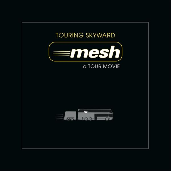 Mesh turnéfilm borító, rajta egy busszal.