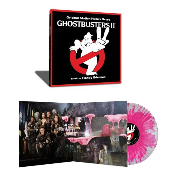 Ghostbusters II filmzene. A borítón a Ghostbusters logó és egy szellem.