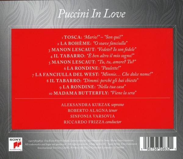 CD hátlap opera címekkel, előadókkal és Sony Classical logóval.
