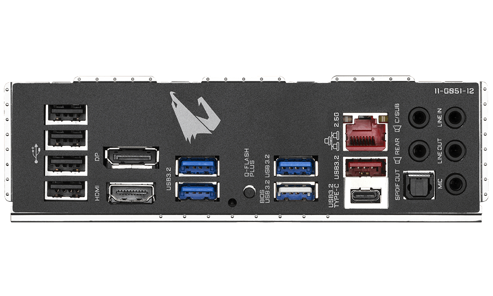 GIGABYTE B550M AORUS PRO-P Mainboard Mehrfarbig