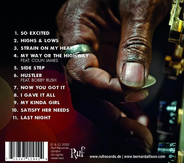 Bernard Allison - Highs And Lows  - (CD)