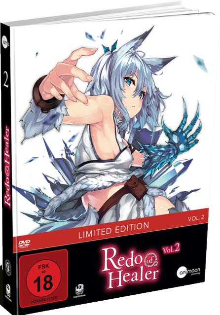 Eine Box mit einer limitierten Anime-DVD mit Anime-Charakter.