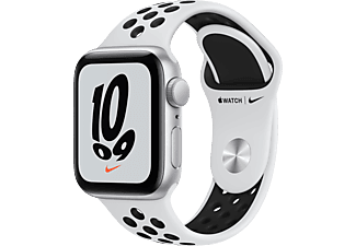 APPLE Watch Nike SE 1.Nesil GPS, 40mm Gümüş Aluminyum Kasa ve Saf Platin/Siyah Nike Spor Kordon