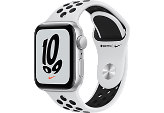 APPLE Watch Nike SE GPS, 40mm Silver Aliminyum Kasa ve Saf Platin/Siyah Nike Spor Kordon Akıllı Saat