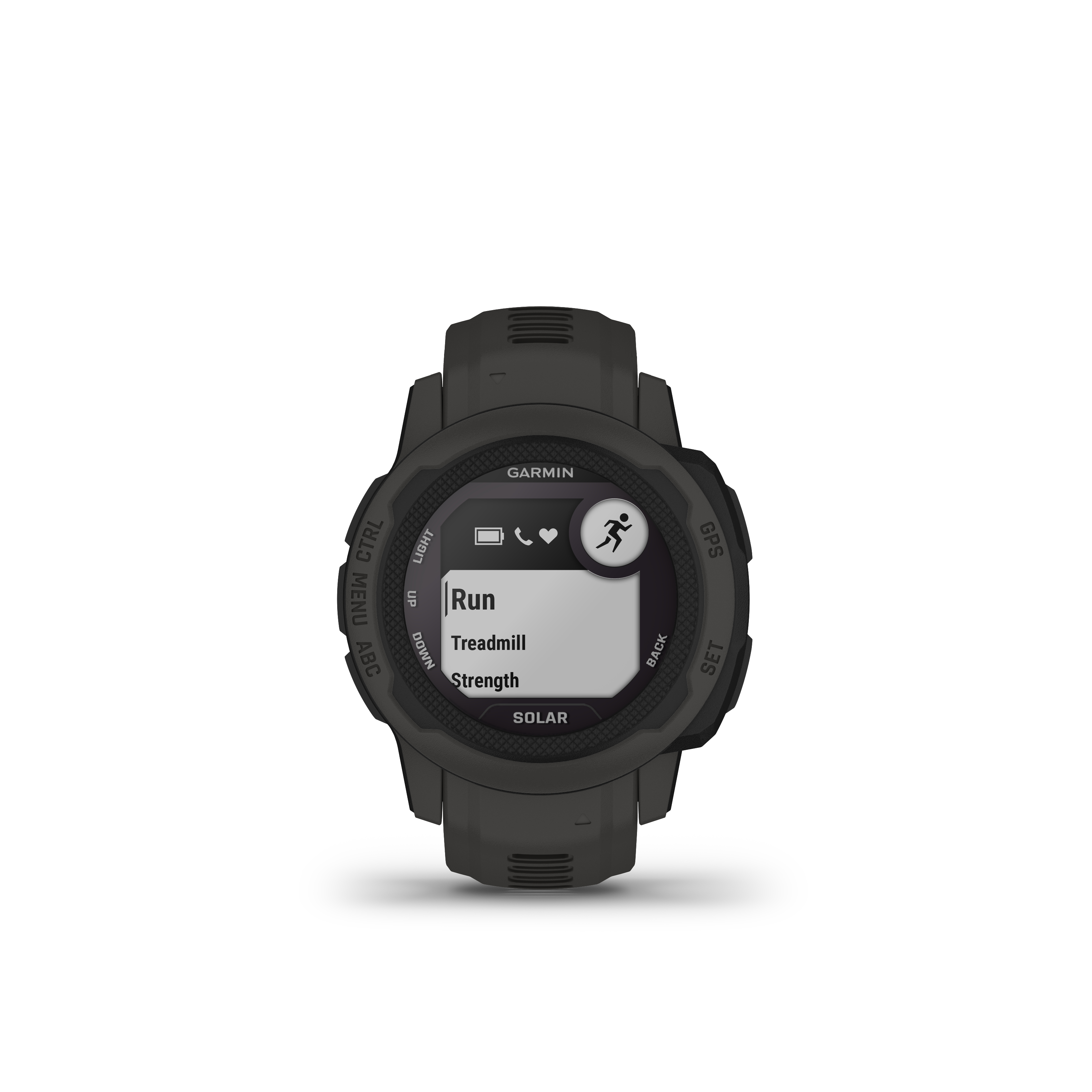 GARMIN Instinct 2S Solar Smartwatch 112-180 Silikon, mm, Schiefergrau