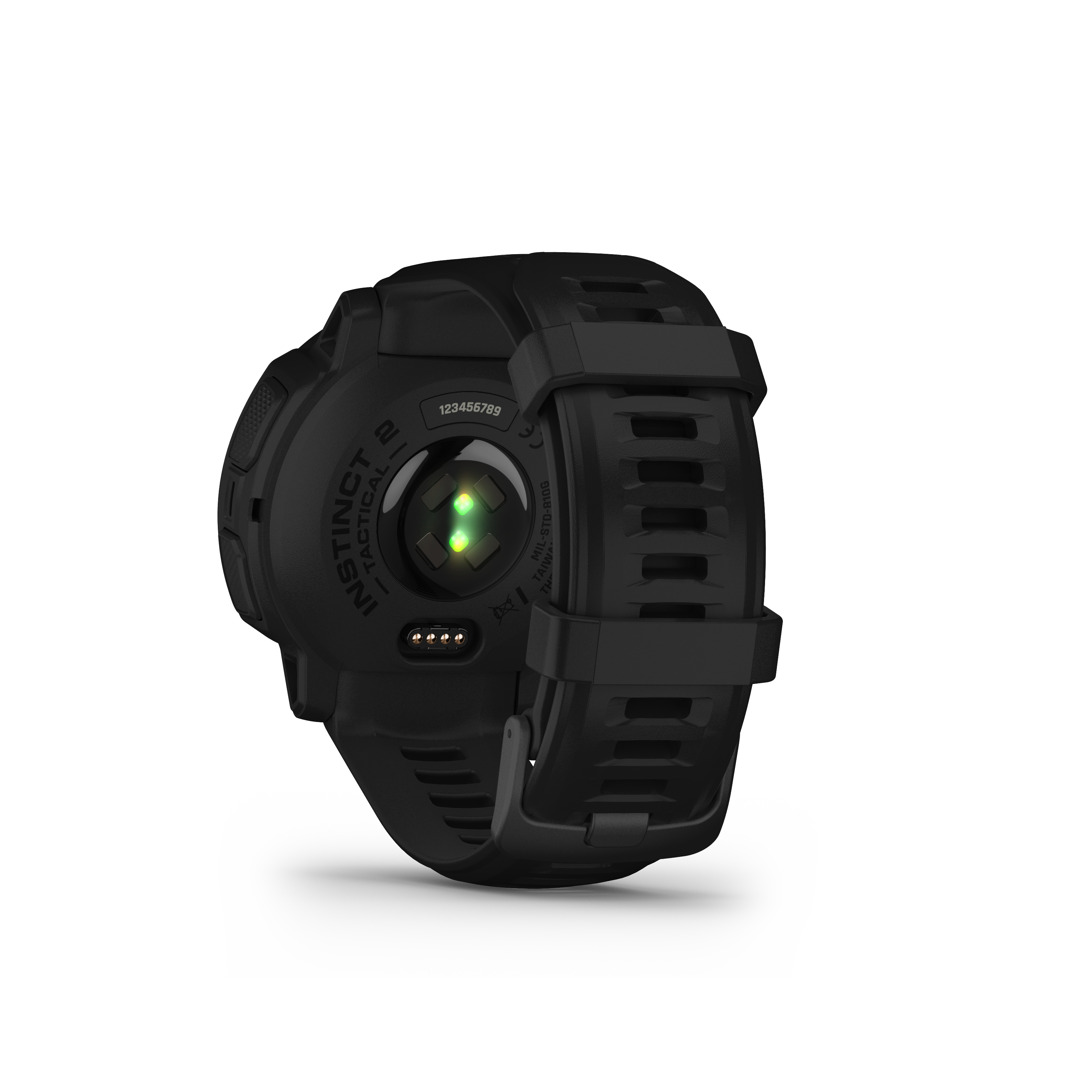 Schwarz Instinct GARMIN 2 Silikon, 135-230 Smartwatch mm, Solar