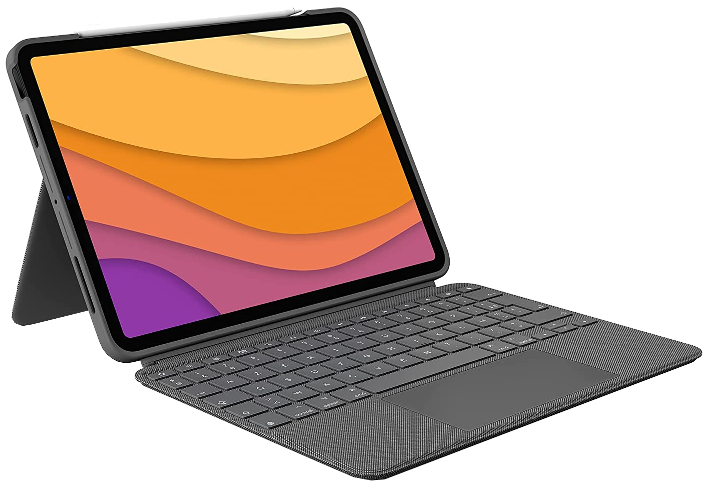 LOGITECH Toetsenbordcover Combo Touch iPad Air 4/5 Gen AZERTY Grijs (920-010298)