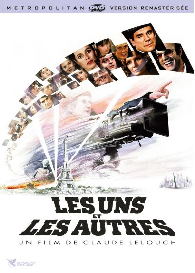 Affiche de film avec acteurs et la Tour Eiffel. Texte en français.