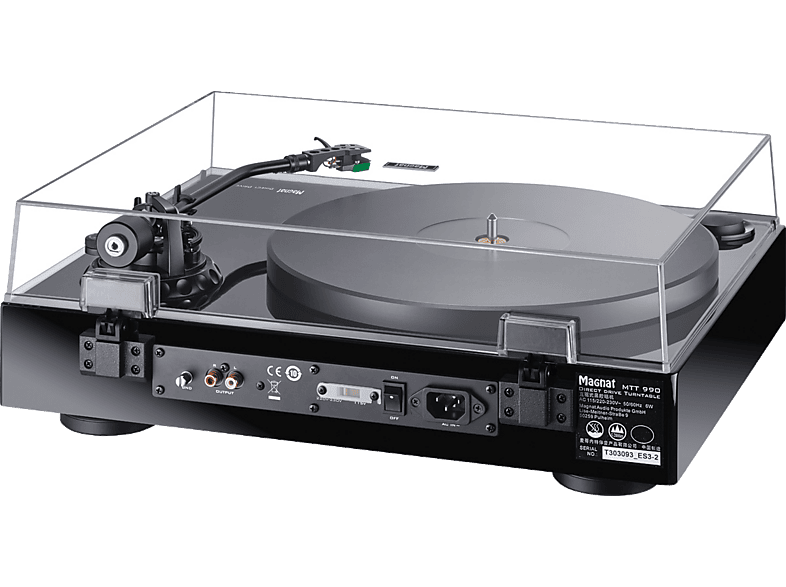 Magnat MTT 990 Audiophiler Direct-Drive-Plattenspieler inkl. Tonabnehmer, Piano Schwarz — Foto 4 von 4