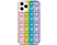 CELLECT Buborékos szilikon tok, iPhone 13 Mini, púder-sárga (BUB-IPH1354-PY)