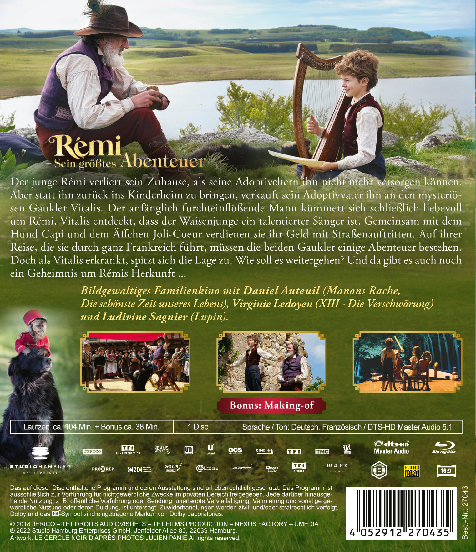 Rémi - Sein größtes Abenteuer Blu-ray