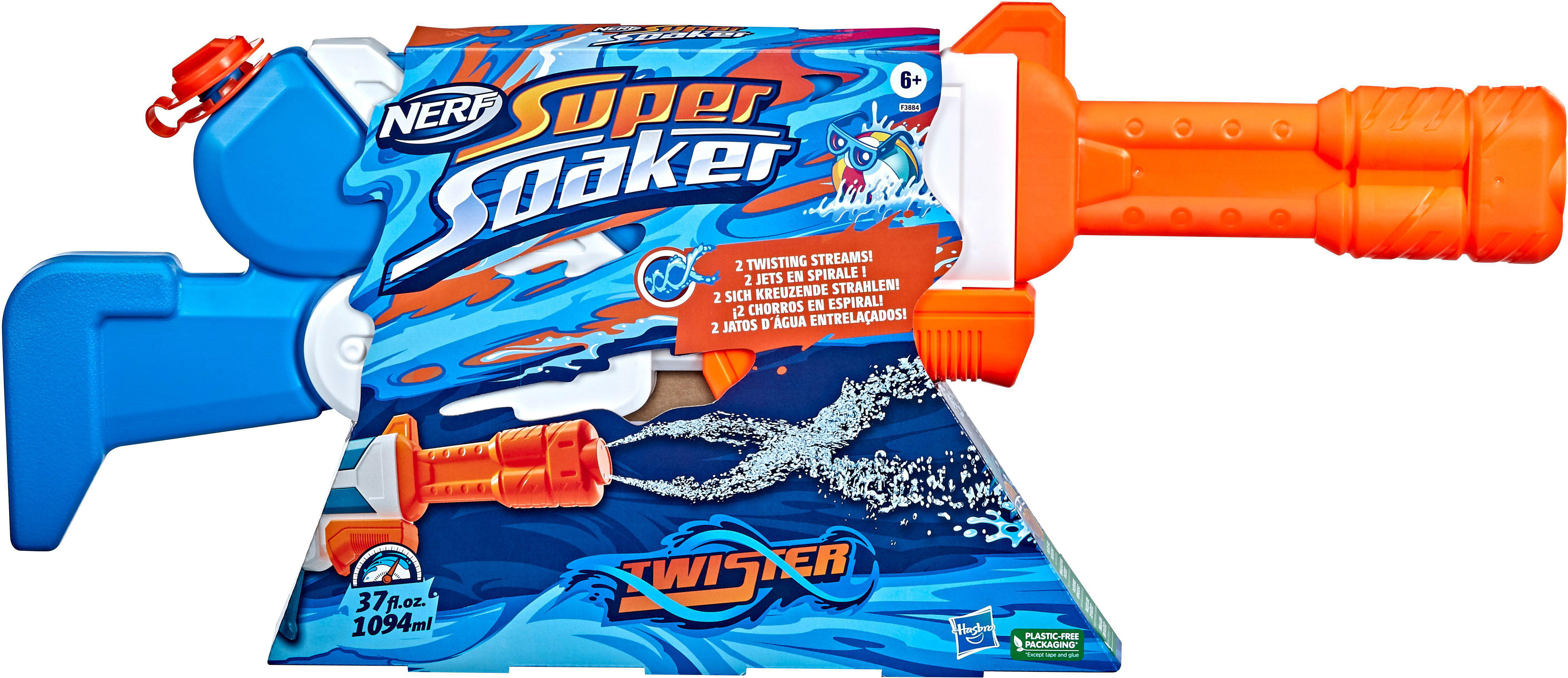 NERF Super Soaker Twister Super Blau/Orange Soaker