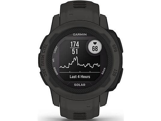 GARMIN Instinct 2S - Smartwatch con GPS (112-180 mm, Silicone, Grigio)