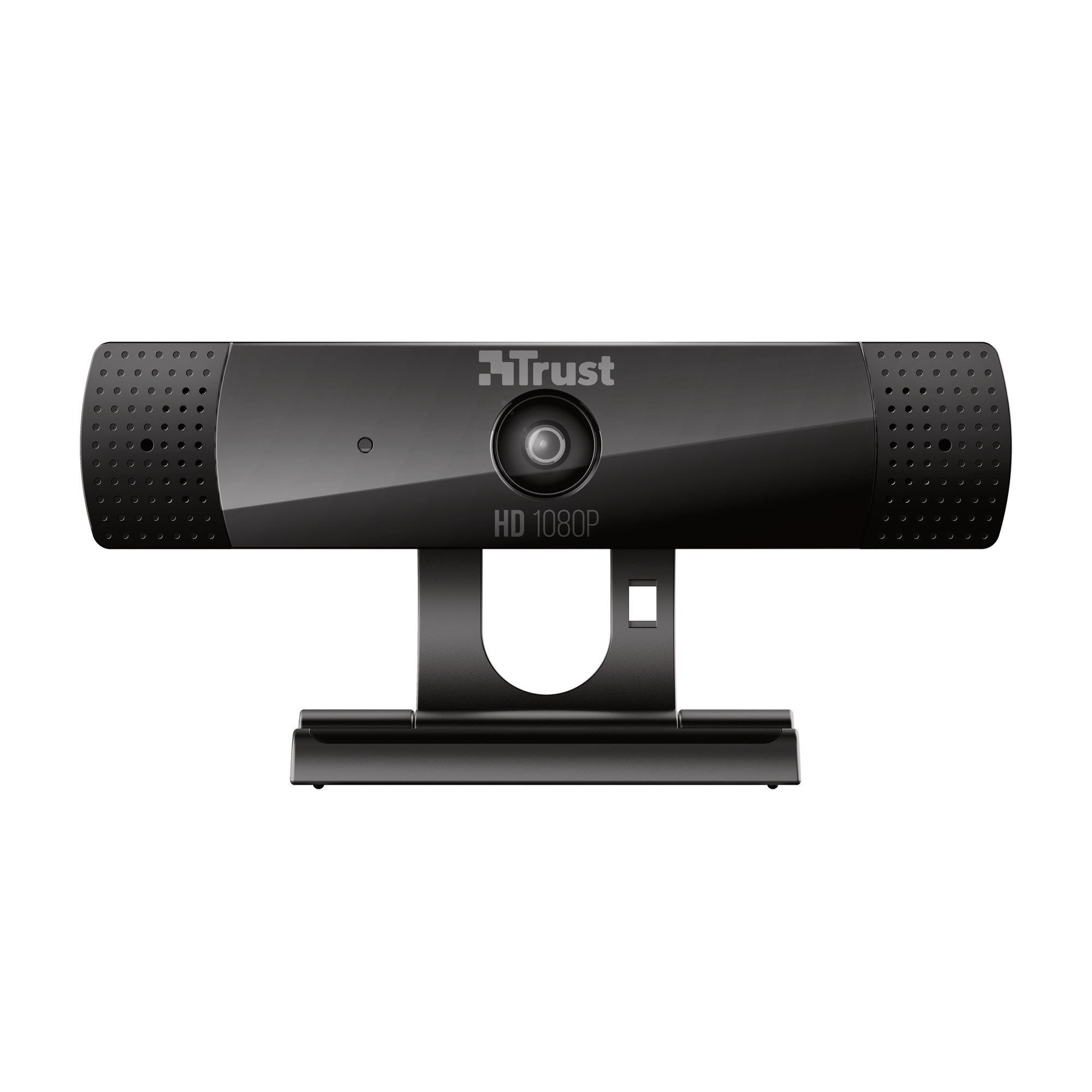 TRUST GXT 1160 Vero Webcam für - 1080p Streaming Schwarz