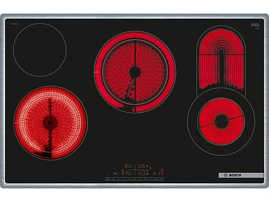 BOSCH PKC845FP2C - Plaque de cuisson électrique (Noir/acier inoxydable)