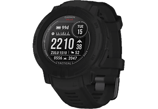 GARMIN Instinct 2 Solar Tactical Edition - Smartwatch con GPS (Larghezza: 22 mm, Silicone, Nero)