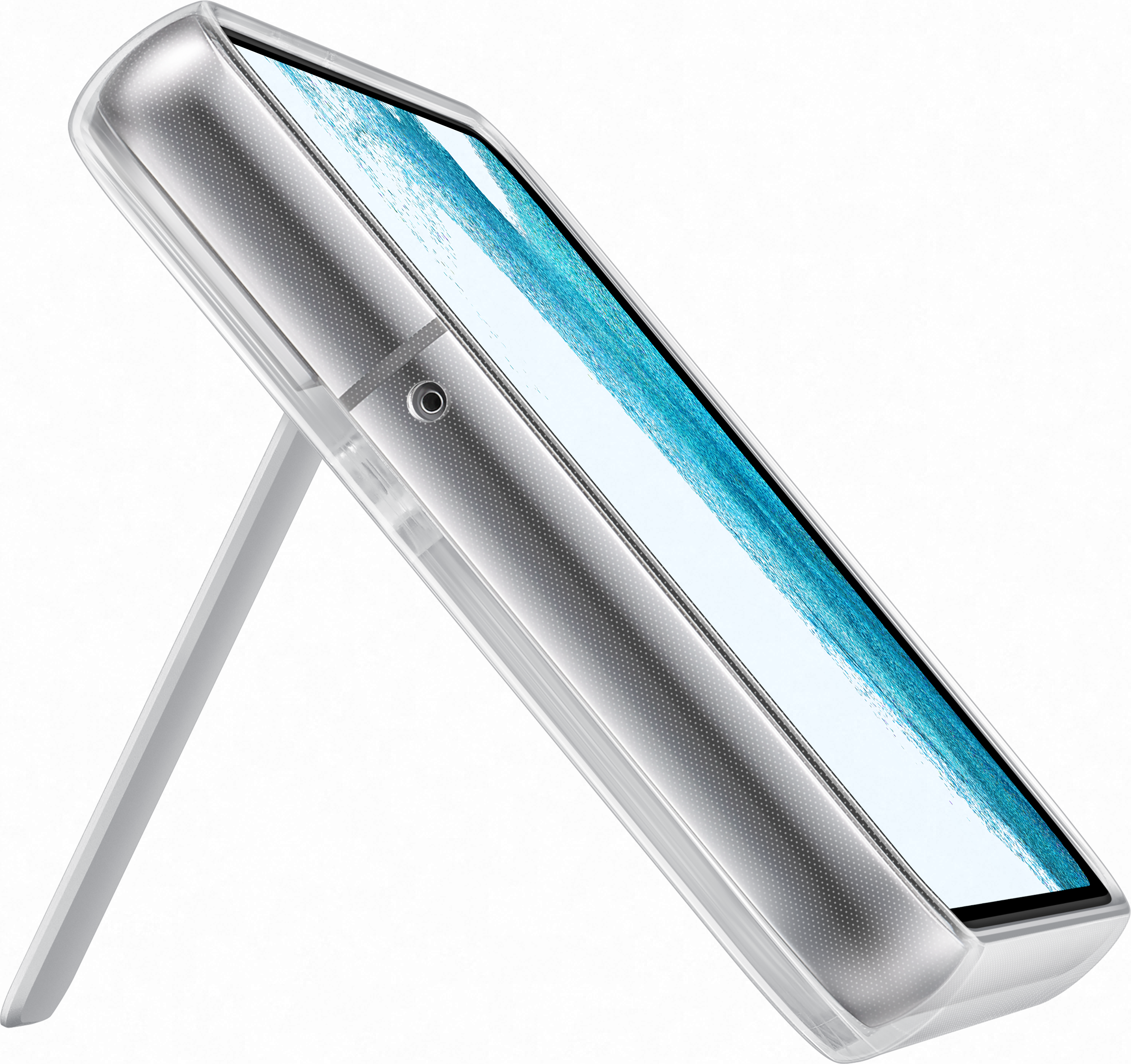 SAMSUNG Cover standing trasparente - Guscio di protezione (Adatto per modello: Samsung Galaxy S22 5G)