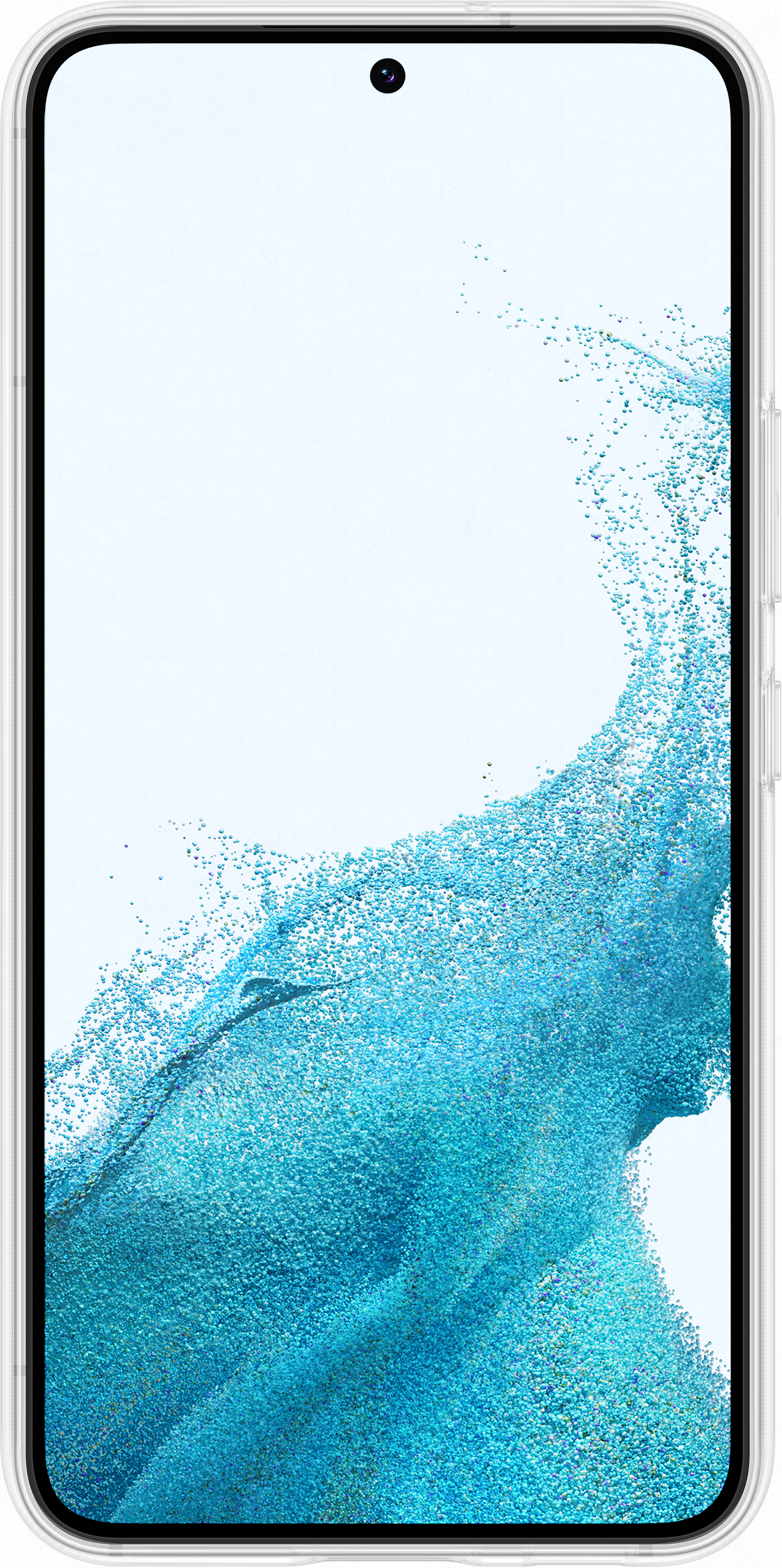 SAMSUNG Cover standing trasparente - Guscio di protezione (Adatto per modello: Samsung Galaxy S22 5G)