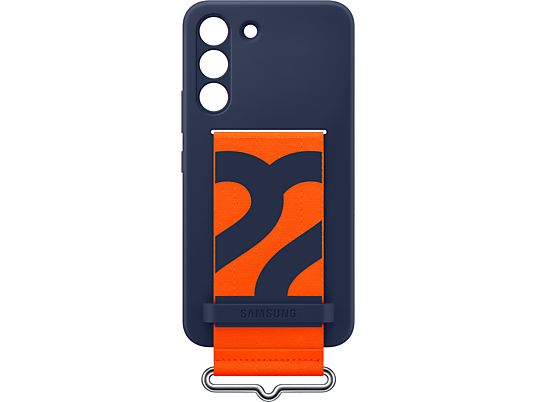 SAMSUNG Silicone Cover with Strap - Schutzhülle (Passend für Modell: Samsung Galaxy S22 5G)