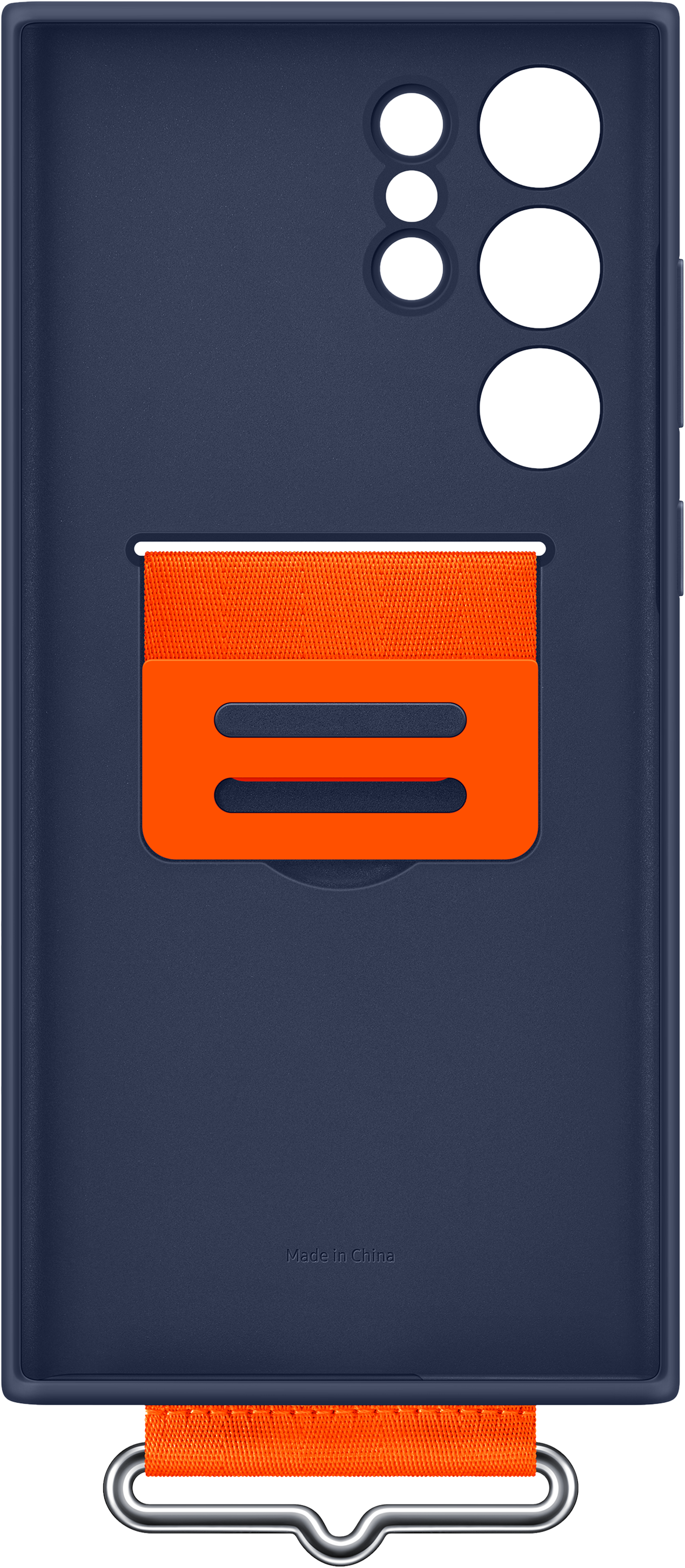 SAMSUNG Cover in silicone con laccio - Guscio di protezione (Adatto per modello: Samsung Galaxy S22 Ultra 5G)