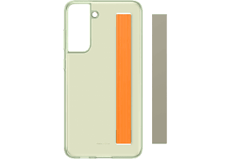 SAMSUNG Galaxy S21 FE Clear strap cover, oliva zöld (EF-XG990CMEGWW)