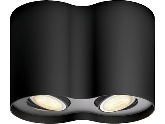 PHILIPS HUE White Ambiance Pillar - Doppelspot (Schwarz)