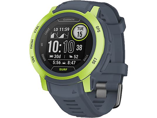 GARMIN Instinct 2 Surf Edition - Smartwatch con GPS (Larghezza: 22 mm, Silicone, Maverick)