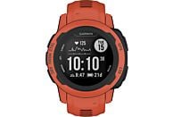 GARMIN Instinct 2S - GPS-Smartwatch (112-180 mm, Silikon, Rot)