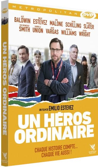 Jaquette DVD de 'Un Heros Ordinaire', avec plusieurs personnes dans un cadre professionnel.