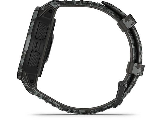 GARMIN Instinct 2 Camo Edition - GPS-Smartwatch (Largeur : 22 mm, silicone, Camouflage gris ardoise)