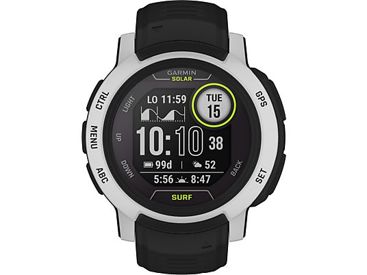 GARMIN Instinct 2 Solar Surf Edition - GPS-Smartwatch (Largeur : 22 mm, silicone, Bells Beach)