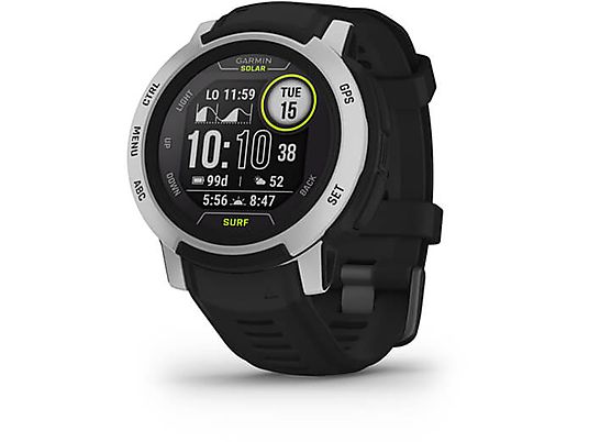 GARMIN Instinct 2 Solar Surf Edition - GPS-Smartwatch (Breite: 22 mm, Silikon, Bells Beach)