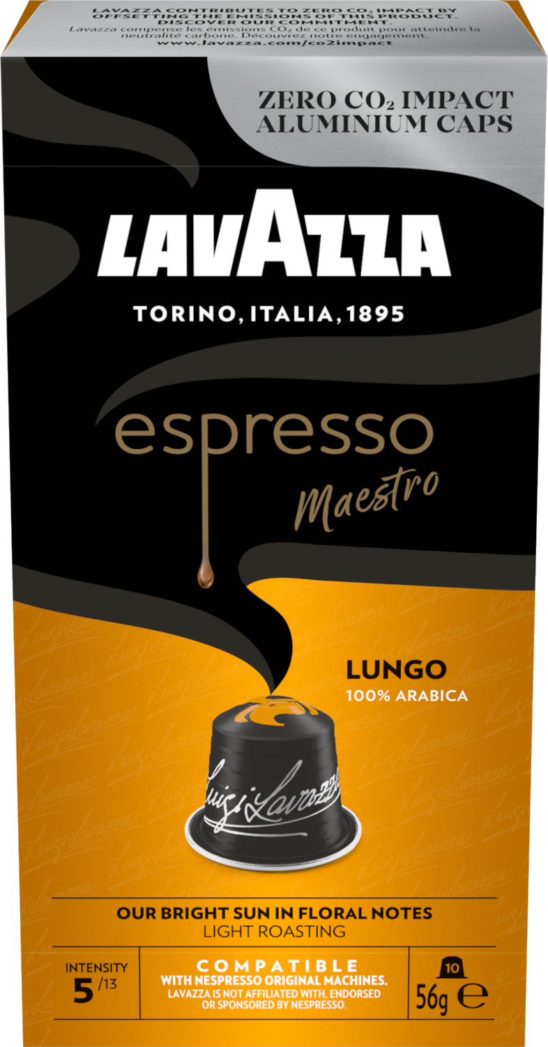 LAVAZZA Lungo Nespresso kapszula, 10 db