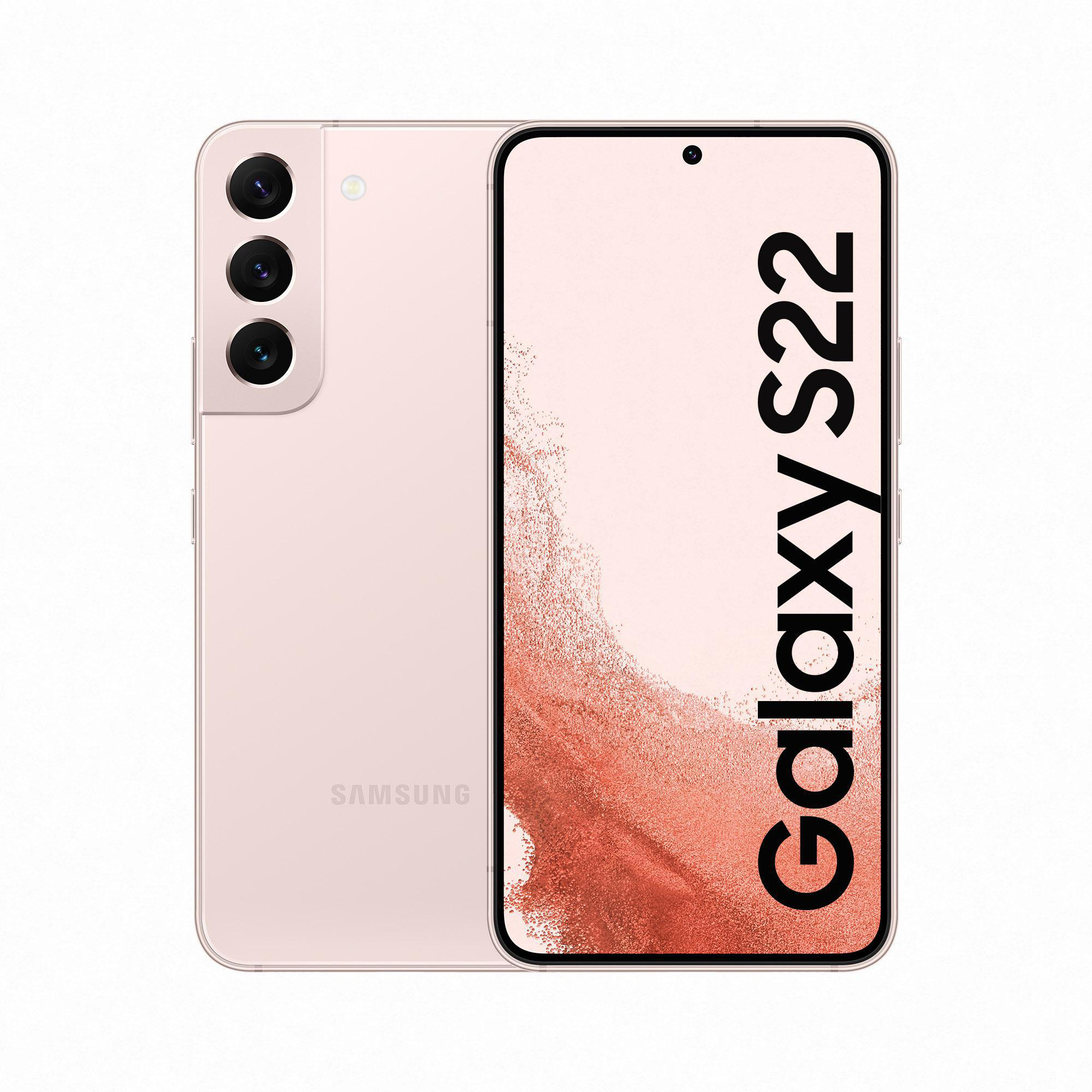 SAMSUNG Galaxy S22 256 GB Pink 5G SIM Dual Gold
