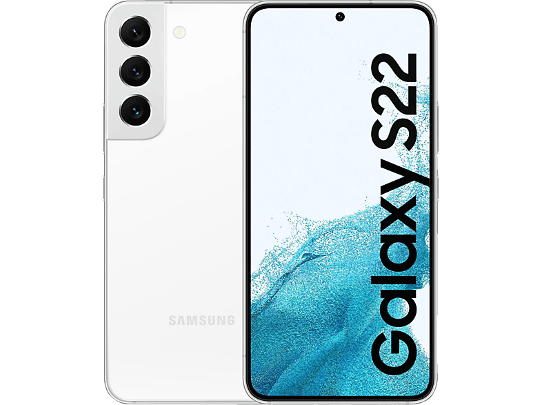 S22 256 Dual Phantom White GB 5G Galaxy SAMSUNG SIM