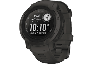 GARMIN Instinct 2 - GPS-Smartwatch (Breite: 22 mm, Silikon, Schiefergrau)